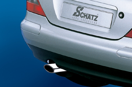 Chrome exhaust tail pipe