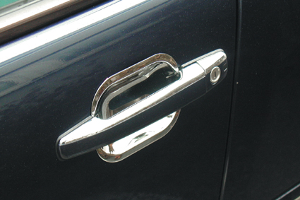 Chrome door handle shells