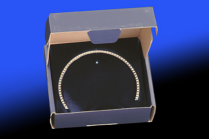 "Diamond-look" speedometer ring